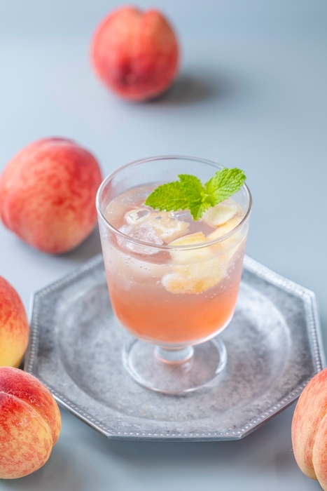 桃のスカッシュ