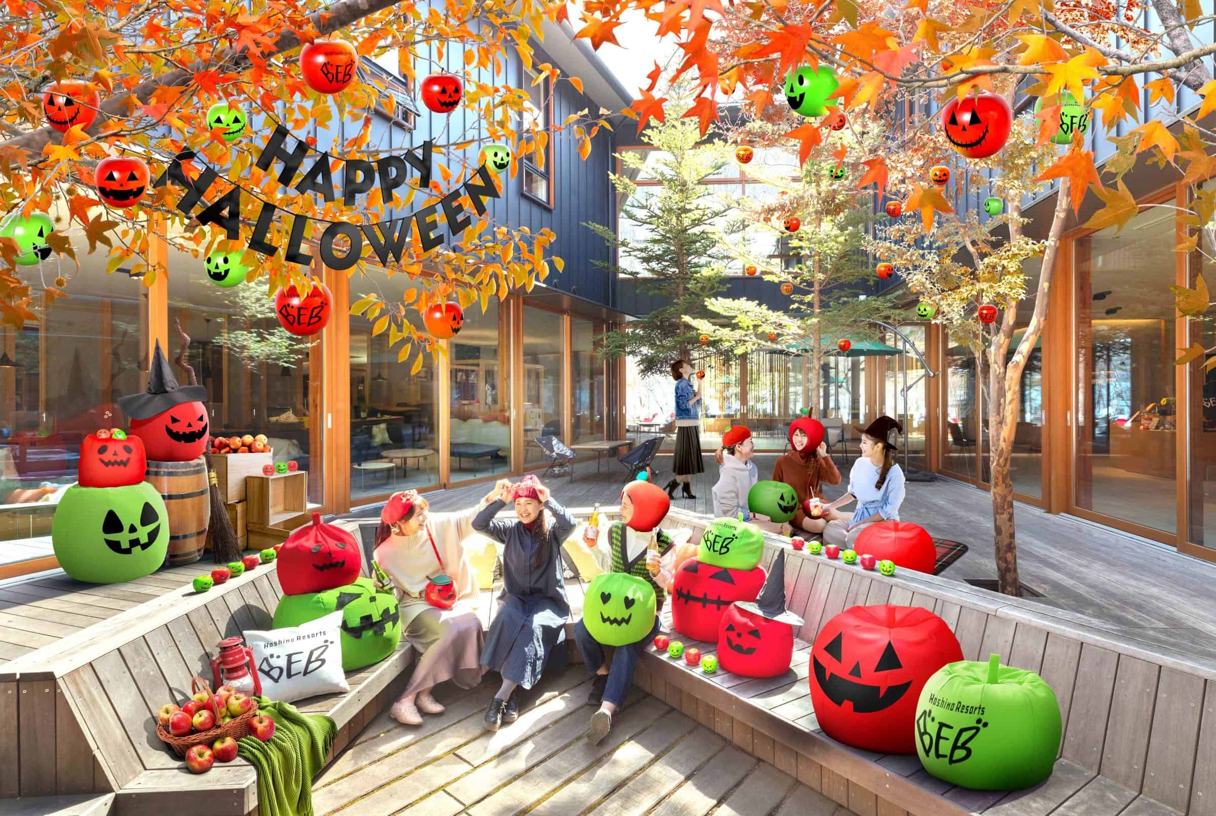 【BEB5軽井沢】旬のりんごをモチーフとしたハロウィン「BEB りんごハロウィン」初開催｜期間：2022年10月1日〜31日