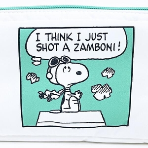 スヌーピーのコミック柄ポーチ