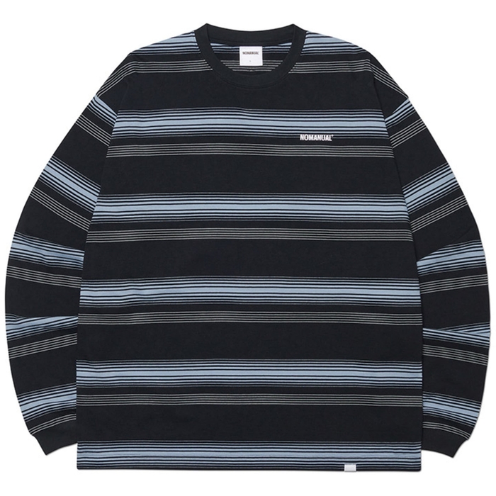NM STRIPED LONG SLEEVE TEE 12,100円(税込)