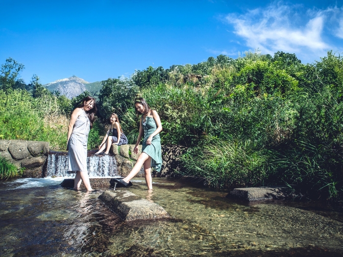 リステルパーク内観音寺川