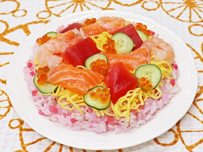 調理例)ちらし寿司