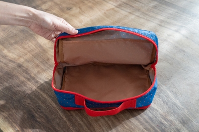 ガバッと開くメイン収納