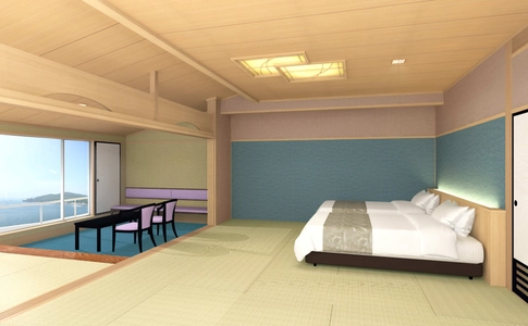 鳥羽シーサイドホテル「汀館」7階 全８室を「なごみ（和海）フロア」としてリニューアル