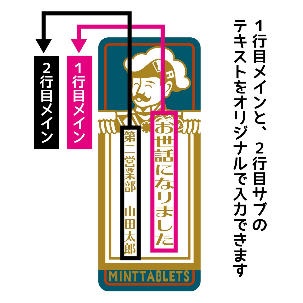 テキスト入力例(2)