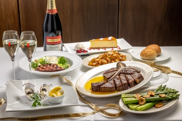 ベンジャミンステーキハウス4店舗でシャンパーニュメゾン 「パイパー・エドシック」とステーキの新コースの提供を開始 ～至高のマリアージュ体験～