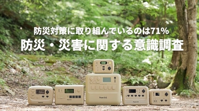 防災・災害に関する意識調査-防災対策に取り組んでいるのは71％だが、防災の家計予算は1万円未満が多数-