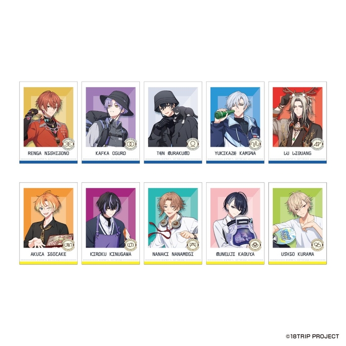 ▲チェキ風カード 前半(全10種) 配布期間:11/7 (金)~11/22(土)