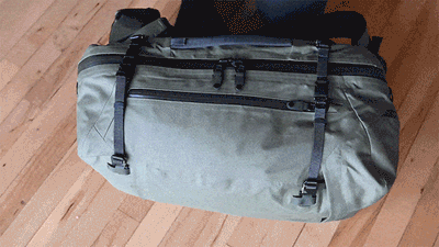 あっという間に全開する！！まるでスーツケース。