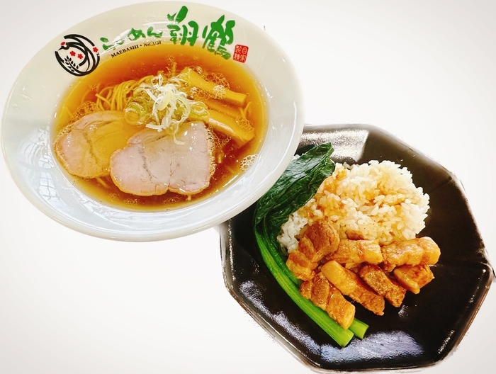 醤油or塩ラーメンルーローハンセット 1,100円