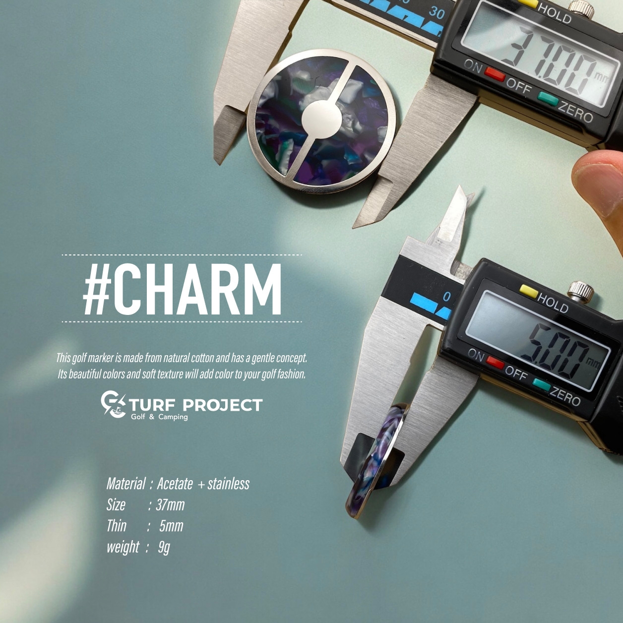 #CHARM アセテートでできたマーカー