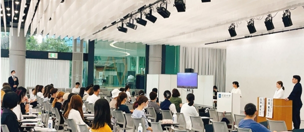 令和5年(2023年)8月に実施したスキンケアイベントの様子