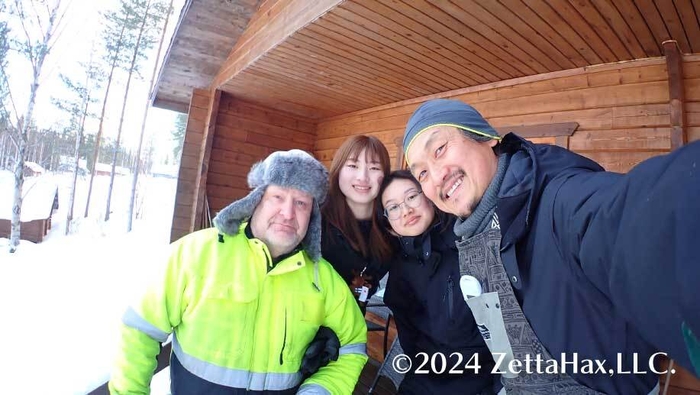 北極圏のおっちゃん達ともサウナ交流