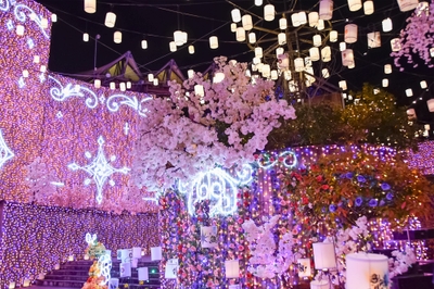 「光のランタン広場」の様子