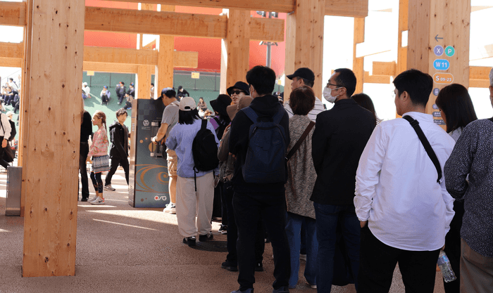 大屋根リング下給水スポット