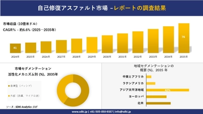 自己修復アスファルト市場の発展、傾向、需要、成長分析及び予測2025－2035年
