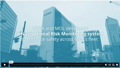 NAPA NEWS Letter ④  商船三井の 800隻、NAPAの  ソリューションでリスク監視を強化