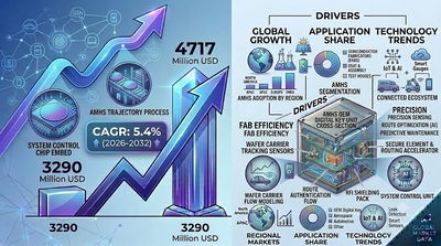 半導体用AMHS市場規模（百万米ドル）2025-2032年