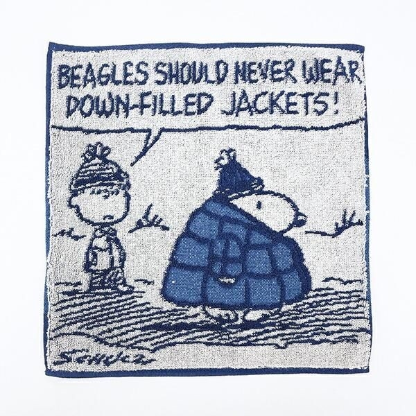 スヌーピーのミニタオル