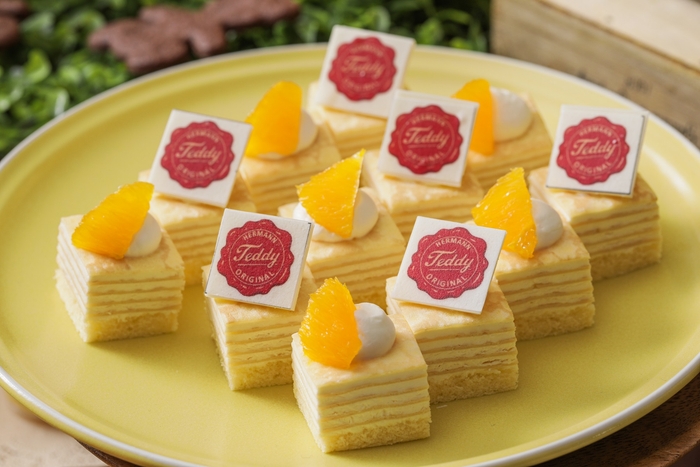 ミルクレープ:オレンジの酸味がアクセントのミルクレープ。