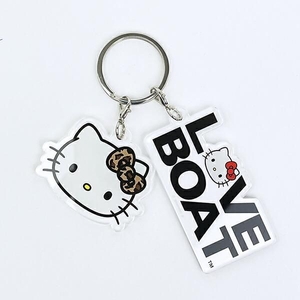 ハローキティのおしゃれなぷっくりったいキーホルダー