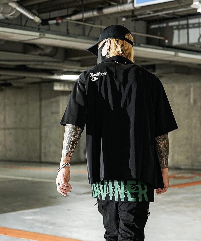 HemLogo Tanktop(ブラック/グリーン)