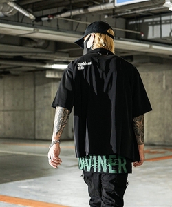 HemLogo Tanktop(ブラック/グリーン)