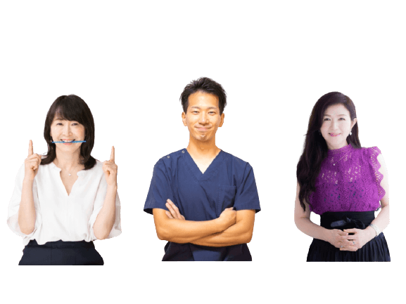 (左:北野美穂子様 中央:野口歩 右:蜷川恵美子様)