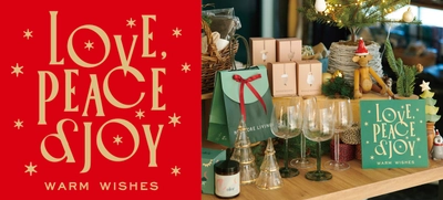 ホリデーシーズンに温もりと幸せを。 ライフスタイルショップ『HOWMORE LIVING』が クリスマスフェア「LOVE, PEACE & JOY」を12月25日まで開催