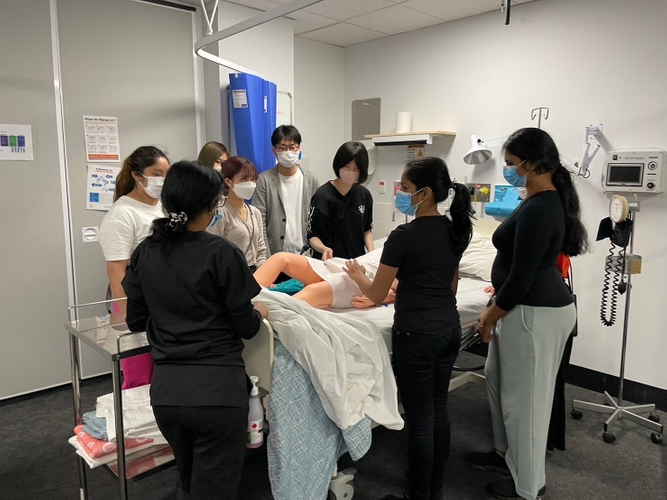 看護学科の演習授業