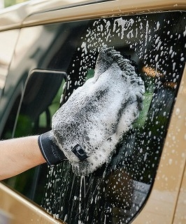 GORDON MILLER 高密度シェニール/ グリッド Wフェイス マイクロファイバー 洗浄グローブ:950円(税込)