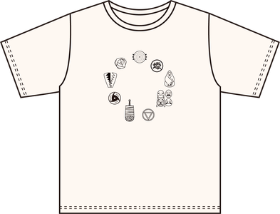 ▲SHINOBIZATO＋　「暁」アイコンTシャツ