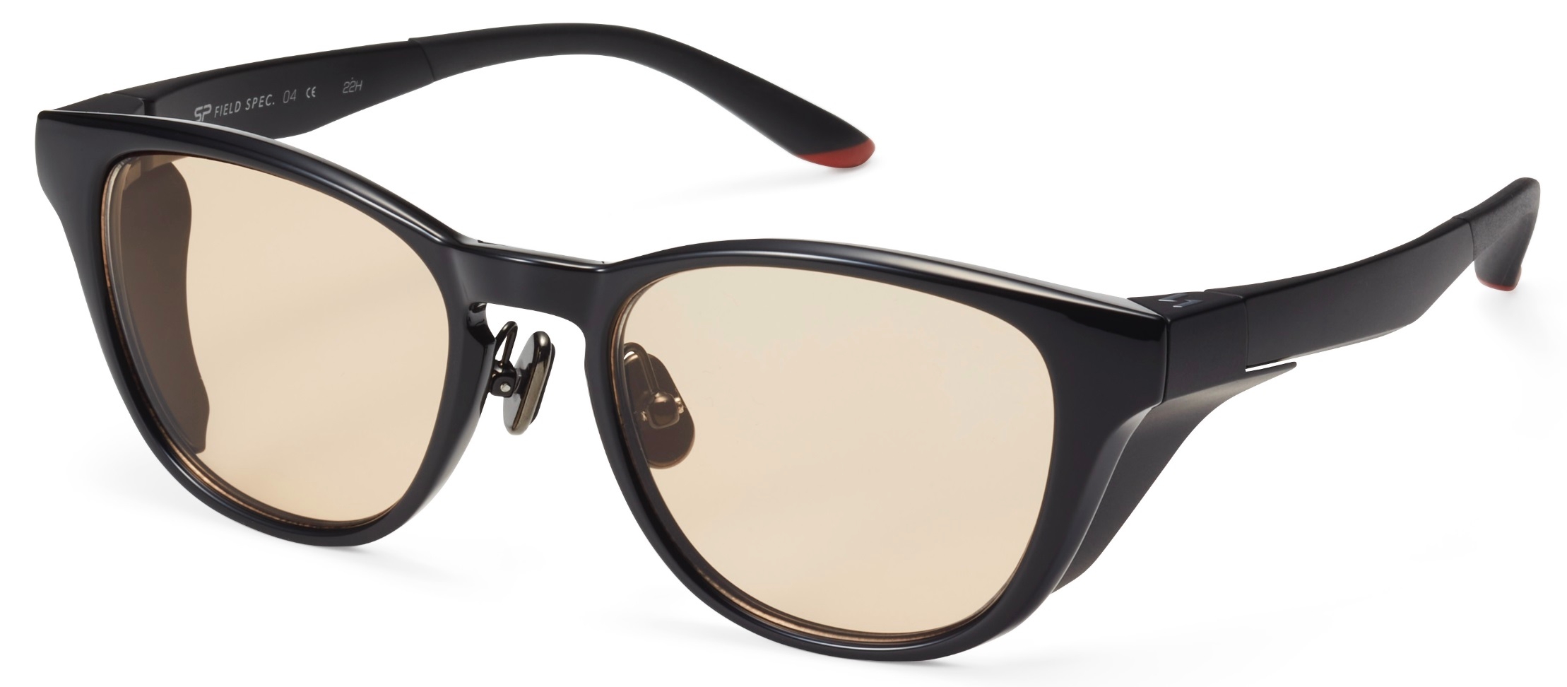 ブラック/ライトブラウン(カラーレンズ付き)