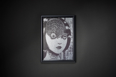 メタルグラフィアート【伊藤潤二_うずまき】