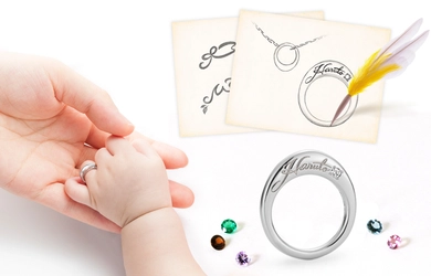 たまごをイメージしたベビーリング Zoomライブ接客にて3月1日（月）先行販売。4月16日（金）全国のケイウノ店舗で新発売