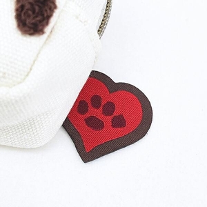 スヌーピー足跡ハート