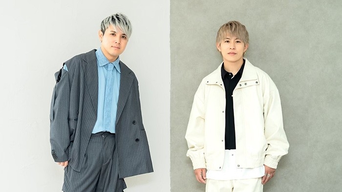 ヴォーカルデュオ「RefRise」(右:玲央(REO)、左:竜馬(RYOMA))