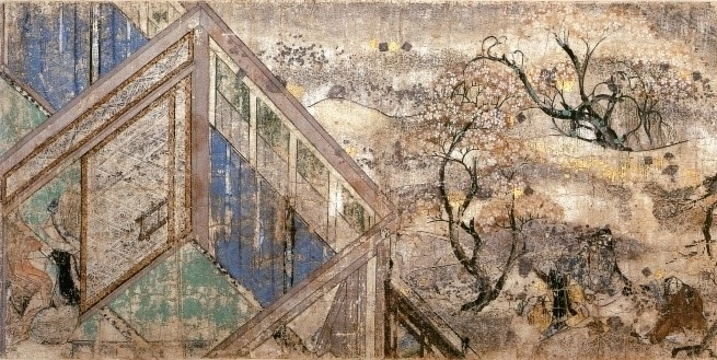 国宝 寝覚物語絵巻(第1段) 日本・平安時代