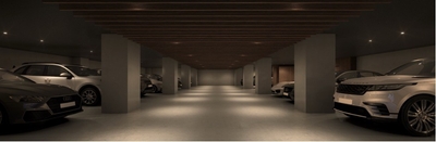 屋内駐車場完成予想図