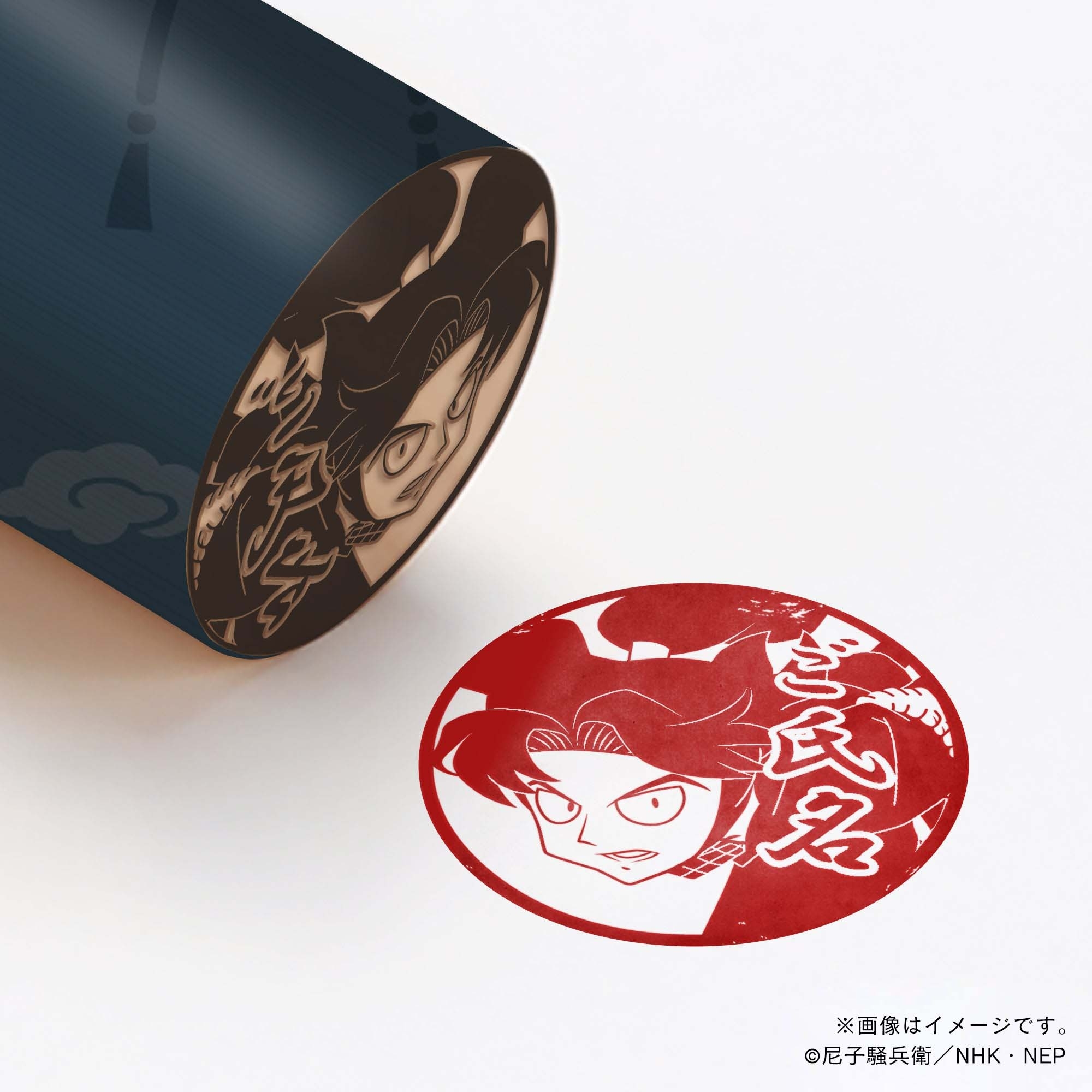 【忍たま乱太郎】 忍術学園かんけい・山田利吉 ・丸印18mm