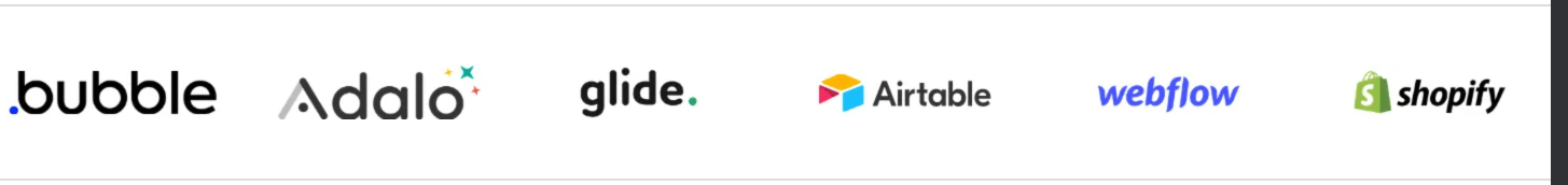 NoCode(ノーコード)ツールは数百種類以上。