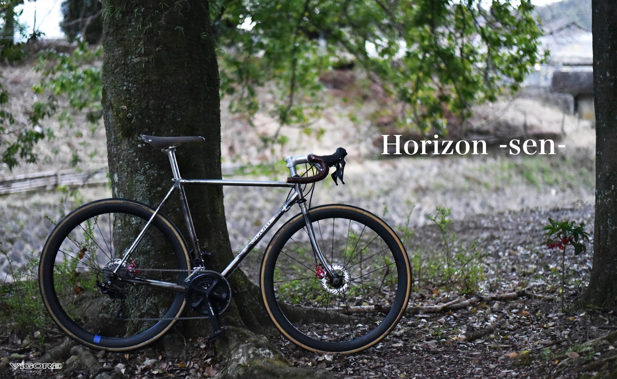VIGORE ビゴーレ カタオカ カーボンフォーク ロード フルデュラエース仕様 創業97年 京都の自転車ブランド「VIGORE」 ラグ付きハンドメイドオール