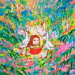 鮮やかな世界観が純粋な感情を呼び起こす。VINCI×MEDEL GALLERY SHU企画第4弾「アン ミヨン展」