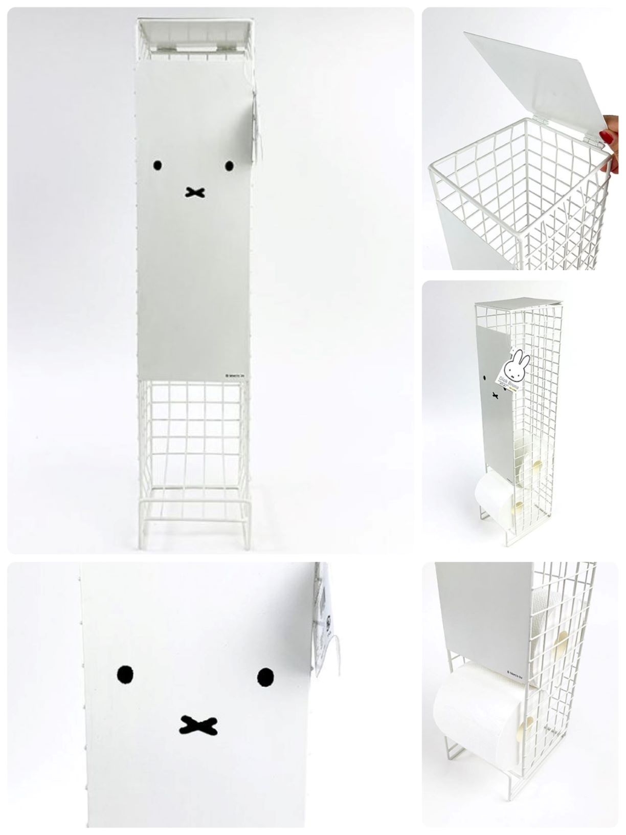 生活感が出てダサくなりがちなトイレ。ミッフィーのトイレットペーパーストッカーで圧倒的おしゃれ空間に仕上げない？細身だから狭くても大丈夫♪