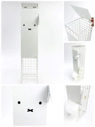 生活感が出てダサくなりがちなトイレ。ミッフィーのトイレットペーパーストッカーで圧倒的おしゃれ空間に仕上げない？細身だから狭くても大丈夫♪