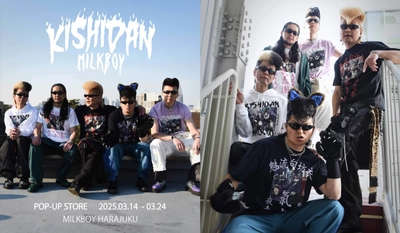 MILKBOYがロックバンド『氣志團』とコラボレーション！ MILKBOY原宿本店では3/14にポップアップストアをオープン