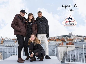 “アニエスベー アヴェック ピレネックス” 初コラボレーション ダウンジャケット＆ベスト発売