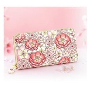 ハローキティ50周年の浅草文庫長財布