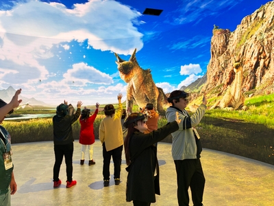 ▲「モンスターハンター ブリッジ」体験の様子