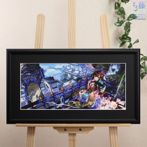 複製画「彩幻に臨む金魚茶屋」